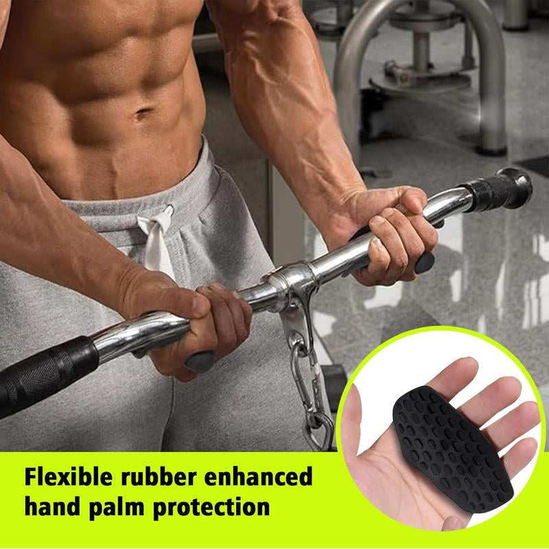 Ergonomic Weight Lifting Grips – Non-Slip Gym Grips for Deadlifts, Rows & Pull-Ups – Secure & Comfortable Barbell & Dumbbell Grip Alternative Gym Workout Non-Slip Rubber Gym Grip