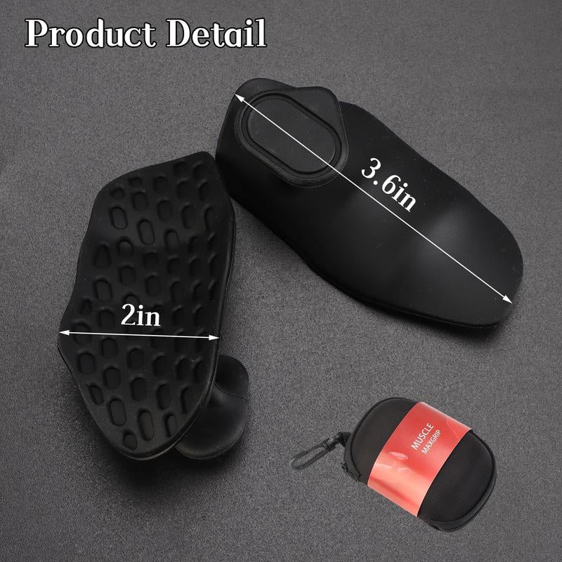 Ergonomic Weight Lifting Grips – Non-Slip Gym Grips for Deadlifts, Rows & Pull-Ups – Secure & Comfortable Barbell & Dumbbell Grip Alternative Gym Workout Non-Slip Rubber Gym Grip