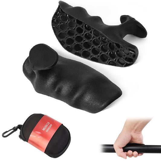Ergonomic Weight Lifting Grips – Non-Slip Gym Grips for Deadlifts, Rows & Pull-Ups – Secure & Comfortable Barbell & Dumbbell Grip Alternative Gym Workout Non-Slip Rubber Gym Grip