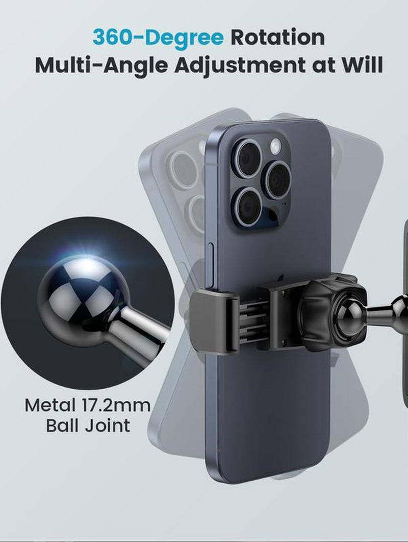 Gym Portable Magnetic Phone Holder, 360 Degree Adjustable Magnetic Phone Mount for Gym Attach to Metal Surface, Fitness Equipment Accessories for Home Gym Smartphone Cellphone Stand