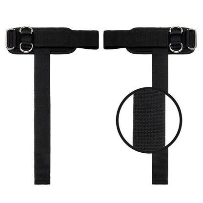 Weight Lifting Straps with D Ring 2 in 1 Thick Padding Comfortable Heavy Duty Strap Secure Fit Enhanced Grip Reinforced Stitching Wrist Support Straps for Weightlifting & Various Strength Training Activities Workout Recovery Men & Women Black Set of 2